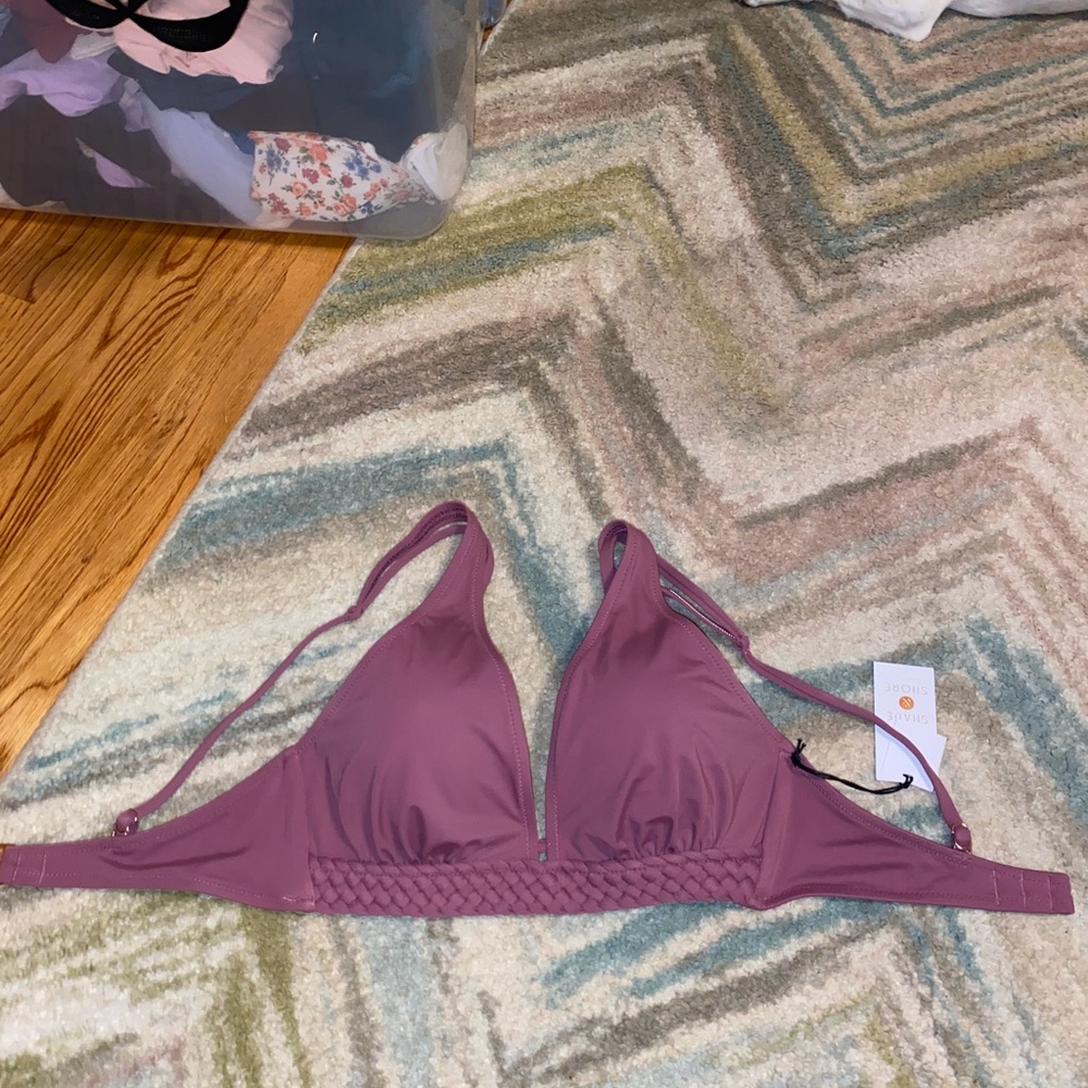 Purple Bathing Suit Top 36B